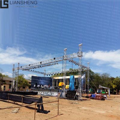 China Aluminum alloy 6061-T6 DJ lighting stage event truss system for sale China aluminum truss beam cheap booth spigot for sale