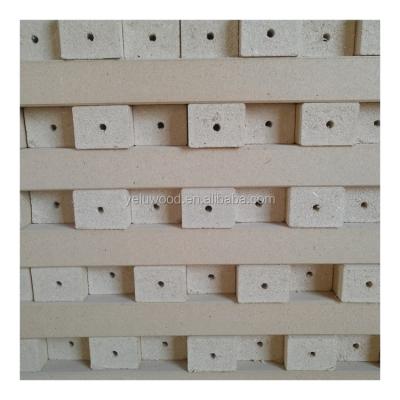 China PALLET FOOT Pallet Blocks Chipboard Blocks E1/E2 Chip Block Wooden Board for sale