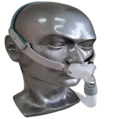 China Oxygen infusion face cpap machine snoring adult breathing nasal mask with tube for sale