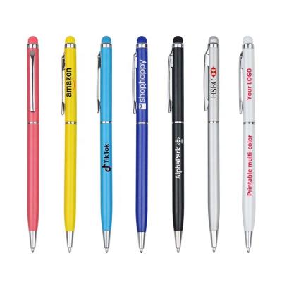 China Promotional Pen Promotional Stylus Screen ball Pen Metal Stylus Ballpoint Pen With custom logo Luxury Promotional Metal Ball Pen for sale