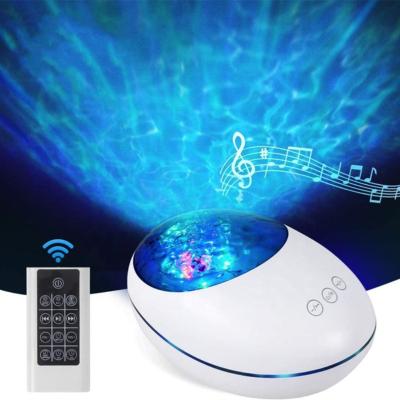 China Modern Lucky Stone Starry Sky Light Galaxy Projector, Surf Projection Night Lamp with Music Remote Control Speaker for sale