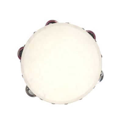 China Durable Cheap Sales Promotion Gifts Toys Kids Wooden Basque Tambourine For Musical Instruments for sale