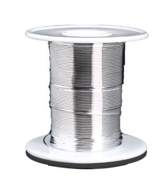 China Bright 0.4-0.8mm Sterling Silver Plated Copper Wire Metal Wire For Jewelry Making for sale