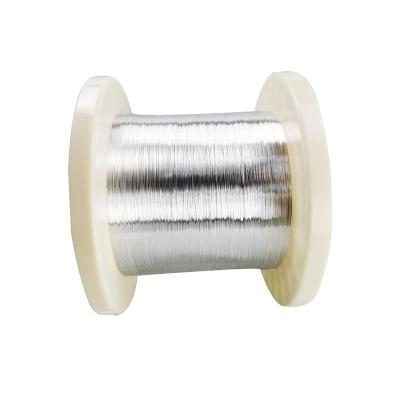 China The A.W.G. High Temperature Resistance 12 Silver Copper Wire 0.4mm 0.5mm 0.8mm 1mm Silver Wire for sale