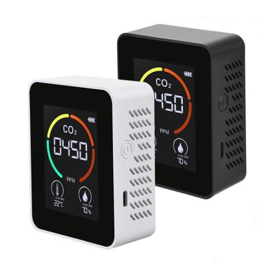 China Smart Home Gas Analyzer Household Digital Air Pollution Monitor CO2 Meter CO2 Detector 10-70%RH for sale