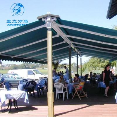 China waterproof & WM-SP01 Sun-protection Sides Hotel And Restaurant Commercial Food Retailer Retractable Decorative Awning for sale