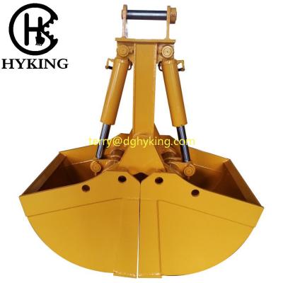 China 11-16ton Crawler Excavator Hydraulic Clamshell Bucket For Excavator for sale