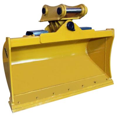 China Construction worksÂ   2000mm Wide Tilt Bucket For CAT320 Excavator With Two Cylinders for sale