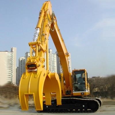 China Construction worksÂ   Mechanical excavator grab with connection link for sale