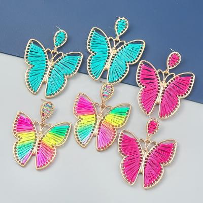 China 2022 Hot CLASSIC Amazon Sell Bohemia Butterfly Drop Earrings For Women Jewelry Wholesale for sale