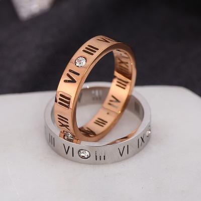 China New CLASSIC Stainless Steel Rings For Women Couple Rings Wholesale for sale