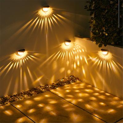 China Garden Led Solar Lights Garden Decoration Yard Fence Wall Lamp Waterproof Sensor Outdoor Lighting Street Night Energy Saving Light for sale