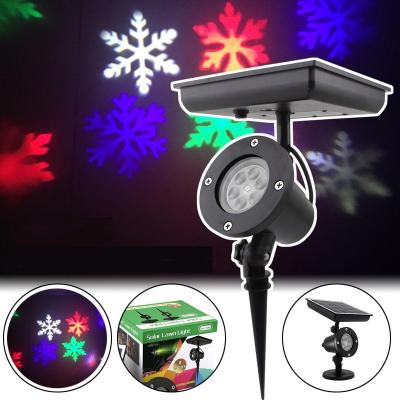 China Warm Led Garden Stage Lights Led Family White Party Holiday Atmosphere Christmas Special Snowflake Light Projector Lamp for sale