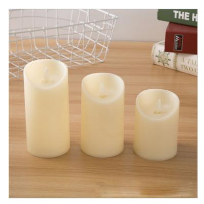 China Battery Operated Birthday Simulation Flame LED Candle Smokeless Flameless Lamps By Moving Tea Lights Lighting Home for sale