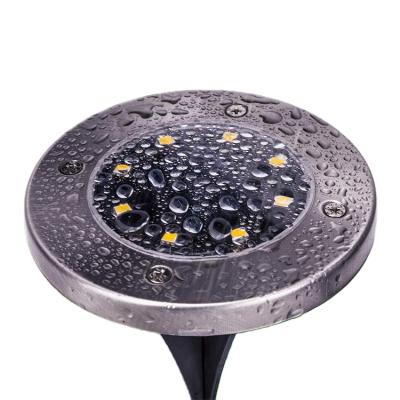 China Outdoor Solar Garden LED Light Garden Lawn Buried Smart Night Waterproof Stainless Steel for sale