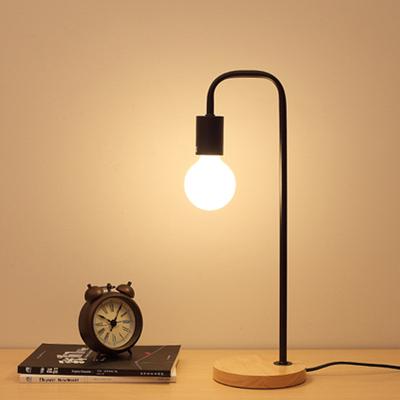 China Lighting Functions Reading Table Lamp Bedroom Desk Light Wooden Light Living Room Lighting for sale