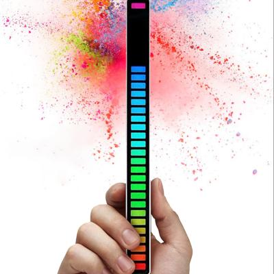 China Modern Induction RGB Colorful Rhythm Voice Control Modern Light Decorative Gaming Car Creativity LED Cyberpunk for sale