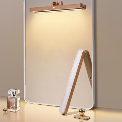 China Post-modern LED Mirror Fill Wall Light Makeup Wall Lamp Bedroom Night Lamp Make Up Mirror Lamp Touch Switch Lighting for sale