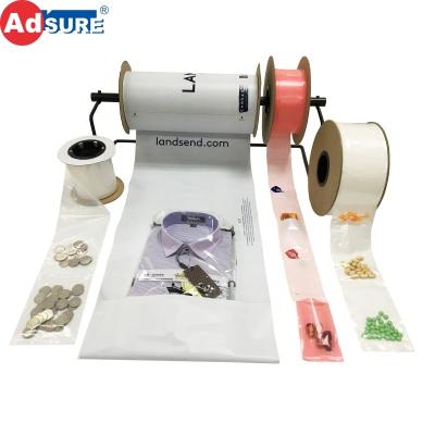 China Duplex Pre-opened Auto Bags On Rolls Or Fanfolded In A Box For Auto Baggers Poly Perforated Auto Rollbag for sale