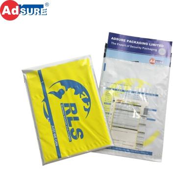 China Custom Logo Print Plastic Express Delivery POLY Messenger Bags with outer pocket for packing slip / biodegradable custom poly mailing bags for sale