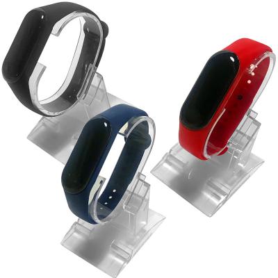 China Custom Logo M3 M4 M5 M6 Touch Screen For Xiaomi MI Series Smart Watch Wristband 3 Fitness Smartband Smart Wristband for sale