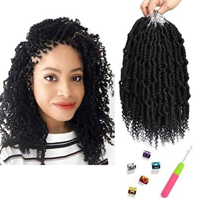 China Synthetic Hair Bomb Twist Crochet Hair 14 Inch Spring Braiding Hair Passion Mini Twist Hair for sale