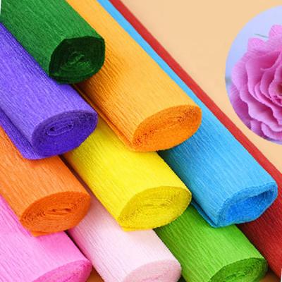 China Multicolor Mixed Crepe Paper Rolls Eco-friendly Hand Painted Waterproof à venda