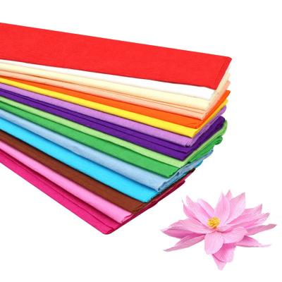 China Hot Selling Diy Paper Crepe Decorations Diy Crepe Paper Roll Crafts for sale