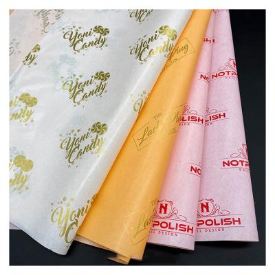 China Eco Friendly Custom Wrap Gift Wrapping For Clothing Packaging Printed Tissue Paper With Logo for sale