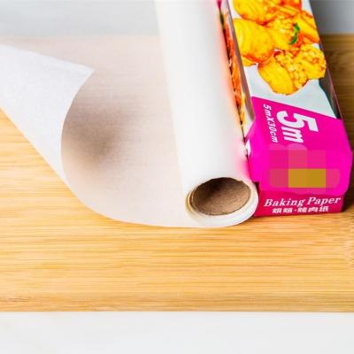 China 5M 10M 20M Food Wrapping Paper High Temperature  Non-stick Double-sided Silicone for sale