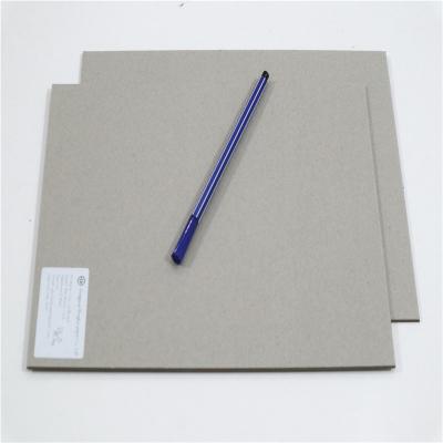 China A3 A4 Size Grey Cardboard Hard Cover White Interlayer Paper en venta