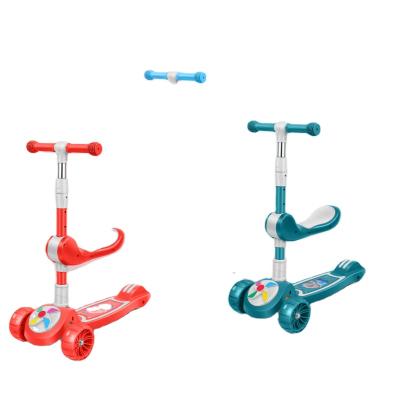 China Kid Three In One Scooter Kids Vend Multifunctional Children's Scooter Snap Wheel Children's Scooter for sale