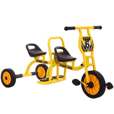 China New Passenger Twins Tricycle Double Seat Baby Tricycle /Kindergarten Model Kids Tricycle/Ride On Car for sale