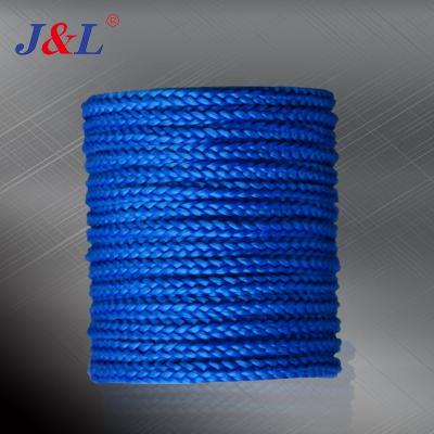 China Boat Mooring 8 Strand and 12 Strand Multifilament Polypropylene Mooring Rope for sale