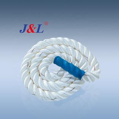 Chine Boat mooring julisling 8 strand and 12 strand polyester mooring rope length are customizable à vendre