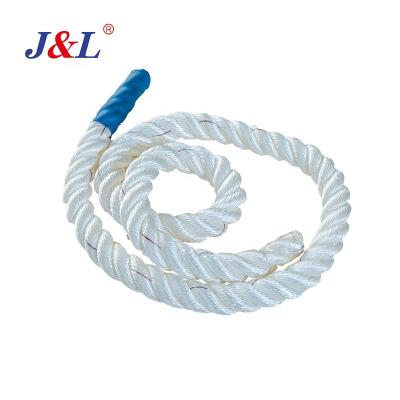 Chine Boat mooring juli 50mm 8 mooring bracket braided mooring rope and 12 brackets double fiber used in ship mooring à vendre