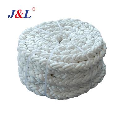 Chine Boat Mooring Juli High Polyester Customized 60mm 80mm Mooring Rope 8 Rack 100mm Used Mooring Boat Rope à vendre