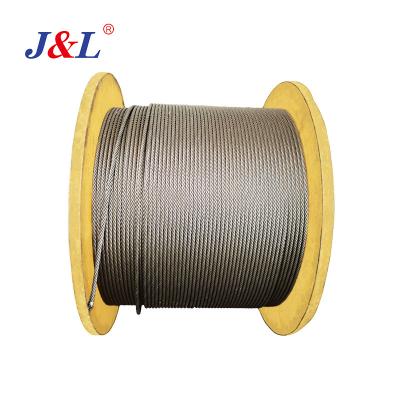 China Round 30mm Construction Wire Steel Wire Rope 10mm 12mm For Cableway Wire Steel Rope for sale