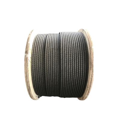 China Construction 12mm Round 30mm Wire Steel Wire Rope For Cableway Galvanized Steel Wire Rope for sale