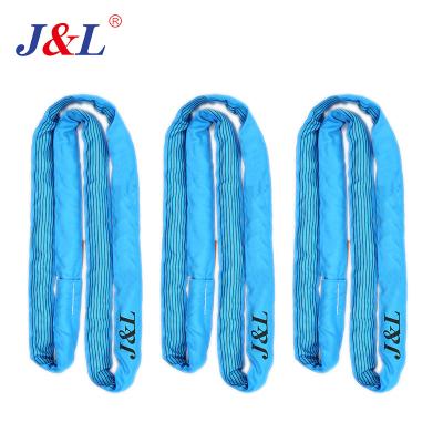 China JULI 4T 50MM 7:1color Polyester Round Sling Safety Factor And Length Are Customizable Round for sale