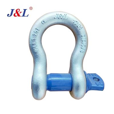 China Heavy Industry Standard G210 G2130 G2150 Safety Factor Standard G210 G2130 G2150 julisling American 4:1 Shackles en venta