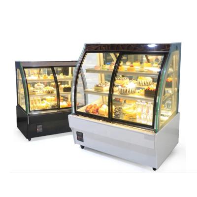 China Single-Temperature Glass Door Cake Display Refrigerator Dessert Refrigerator Cake and Pastry Glass Equipment for sale