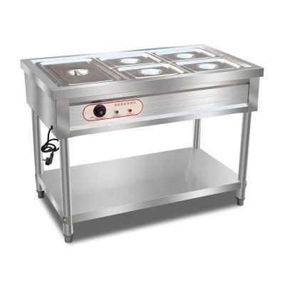 China Hotter prices of 201/304 stainless steel bain de marie electric food hot table heater for sale