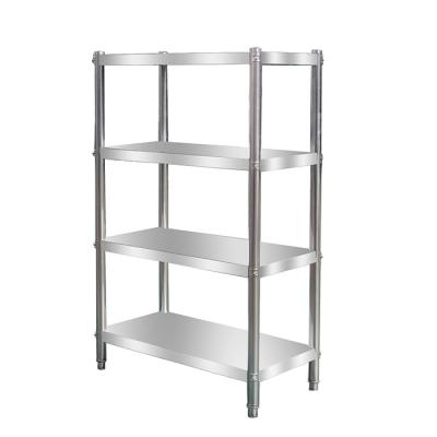 China 4 layers hot selling stainless steel corrosion protection /stainless steel kitchen storage rack for restaurant for sale