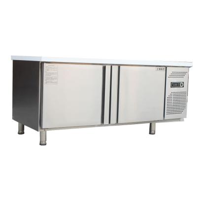 China Largest Single-temperature Hot Sales Undercounter Worktable Refrigerator Pizza Prep Fridge Commercial Portable Workbench Fridge for sale