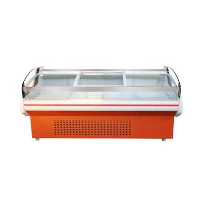 China Single-temperature Good Quality Fridge Display Fish Meat Display Freezer Refrigerator for sale