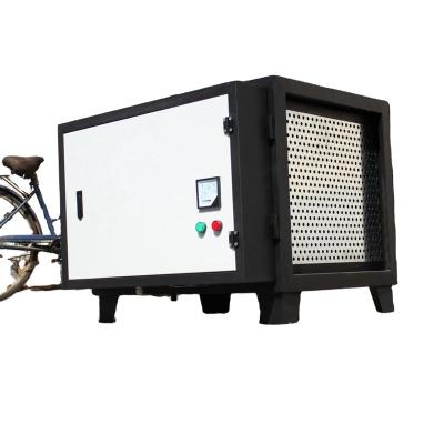 China UV Commercial Lamp Deodorization ESP Oil Vapor Electrostatic Purifier for sale