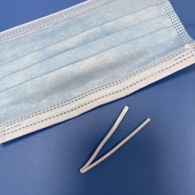 China Nose medical wire mask single core iron/double core iron/full plastic PE raw material for sale