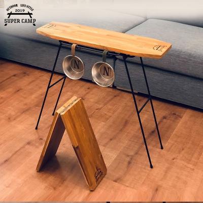 China Modern High Quality Custom Wooden Camping Picnic Table Folding Outdoor Portable Table for sale