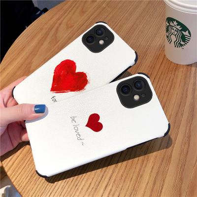 China Love Style Suede TPU Shockproof Phone Case For iPhone 12 12Promax XR Xsmax 2pc Love Forever Phone Case for sale